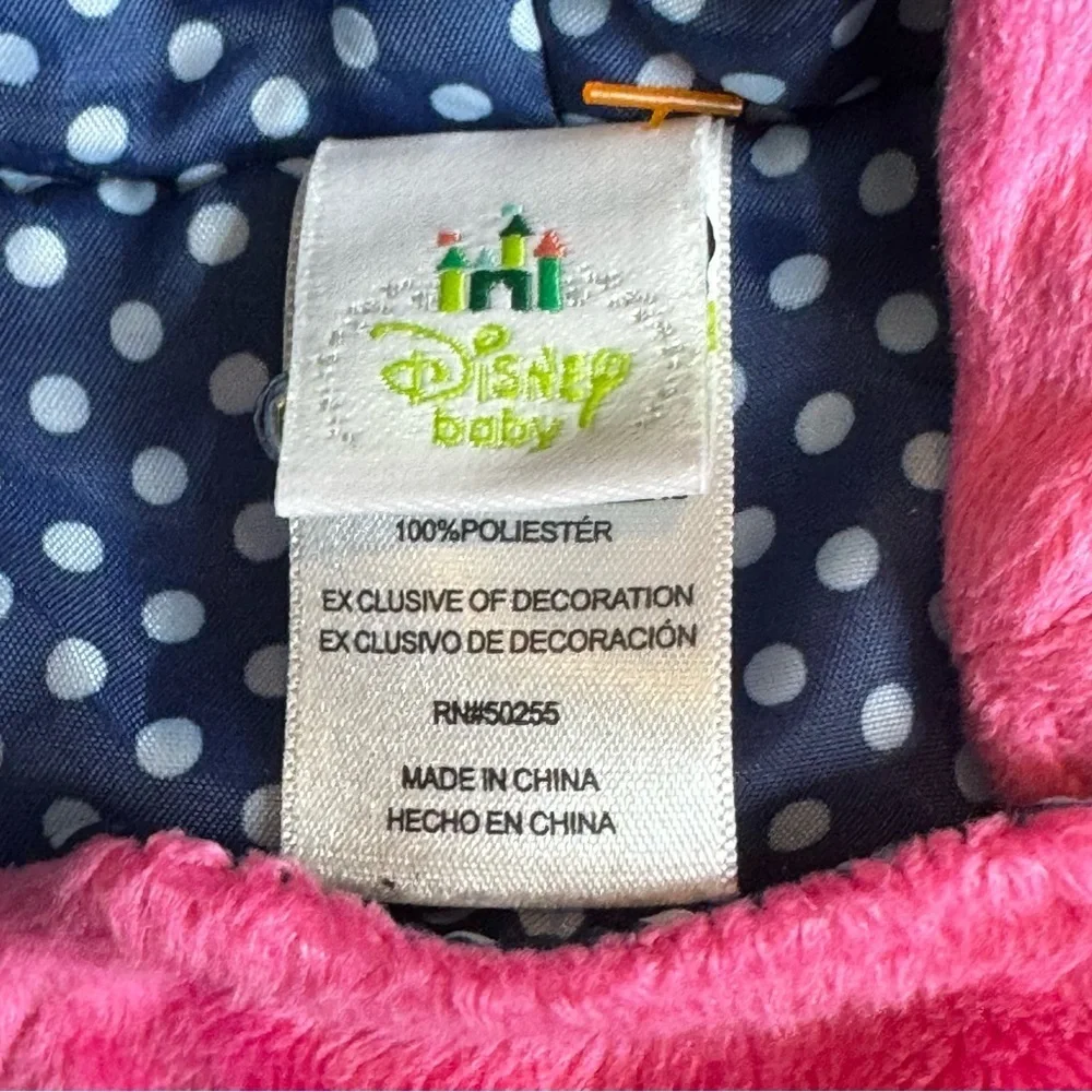 Disney Minnie Mouse Hot Pink Bunting Baby size 0-3 months